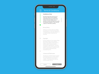 Terms and Conditions dailyui dailyuichallenge figma iphonex terms and conditions terms of service uidesign