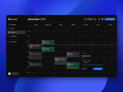 Calendar | Sales enablement tool