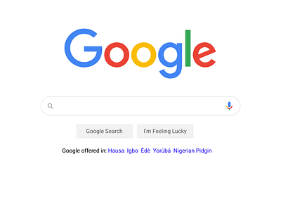 Google Landing Page