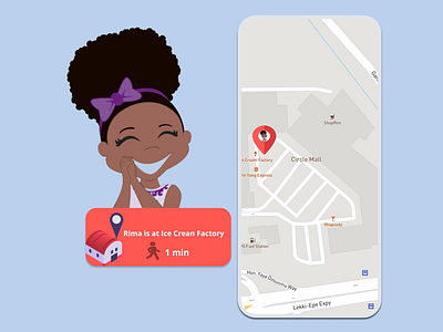 Location Tracker app appdesign bechance dribbble figma interface productdesign redesign ui uidesign uidesigner uidesignpatterns userexperience userinterface ux webdesign webdesigner