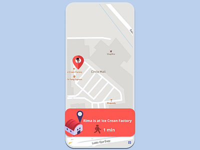 Location Tracker app appdesign bechance dribbble figma interface productdesign redesign ui uidesign uidesigner uidesignpatterns userexperience userinterface ux webdesign webdesigner