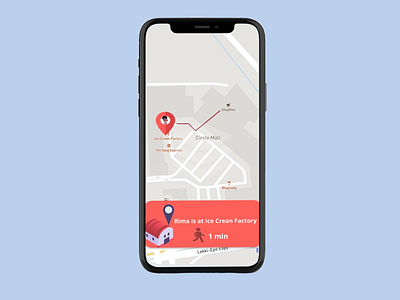 Location Tracker app appdesign bechance dribbble figma interface productdesign redesign ui uidesign uidesigner uidesignpatterns userexperience userinterface ux webdesign webdesigner