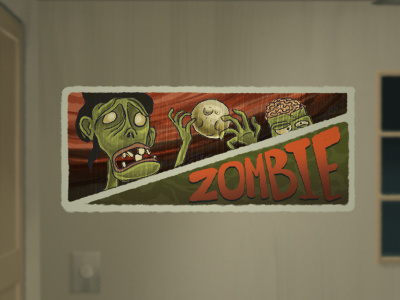 Vintage Zombie design illustration mexico poster vintage zombie