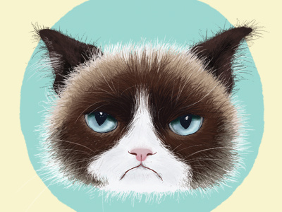 Grumpy cat cat design grumpy cat illustration mexico print