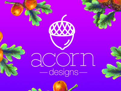 Acorn acorn branding illustration logo mexico pattern