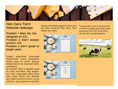 Neb Dairy Farm mock up branding design interactive landing page mock ups mockup ui ux web website