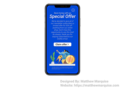 Daily UI 036 :: Special Offer