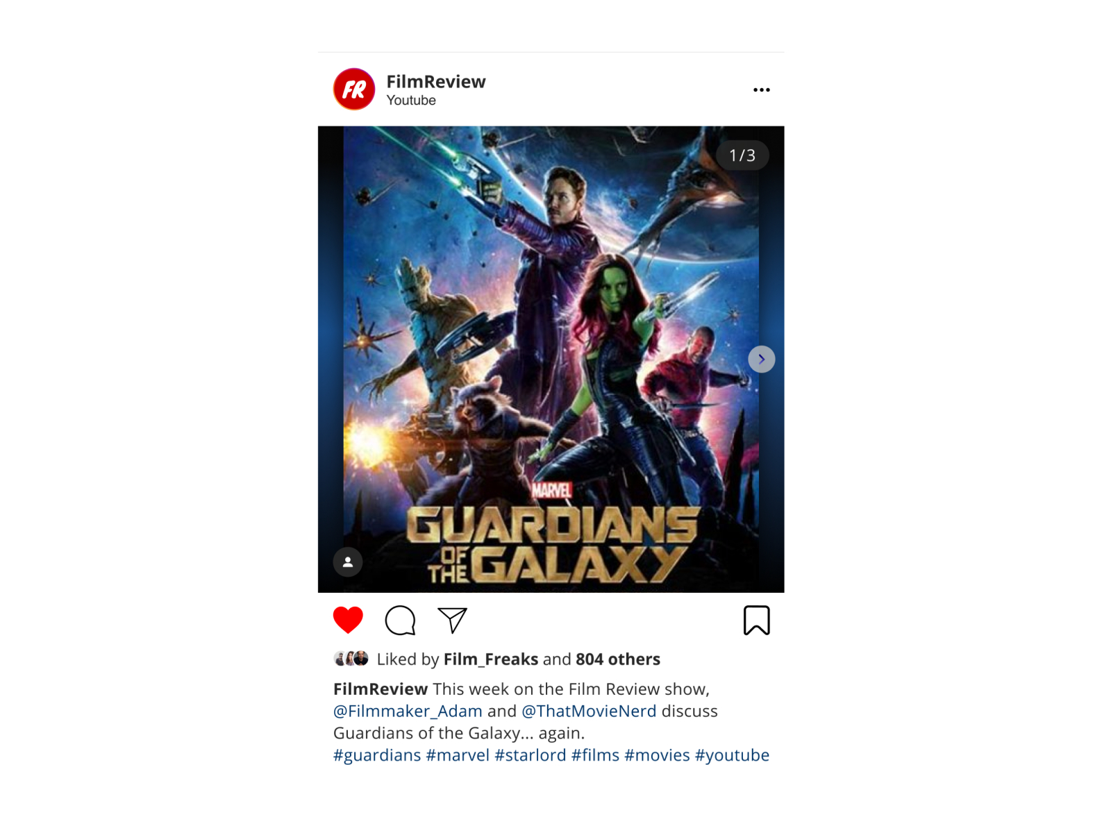 movie review on instagram