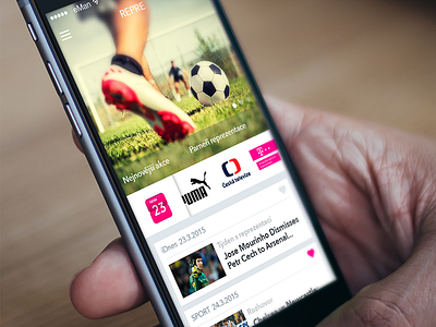 Fotball iOS App fotball ios app ui