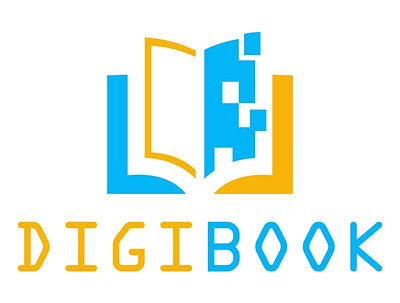 Digital Book book digital logodesign school