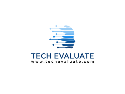 tech evaluate ai design illustration logo logodesign simple logo tech logo