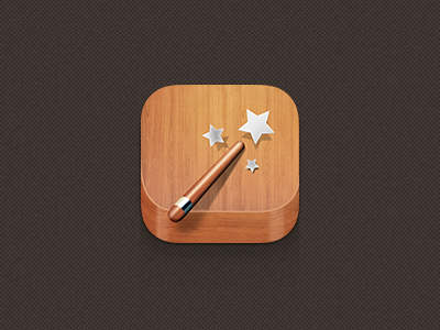 Magic Board Icon ios 7 magicboard texture wood