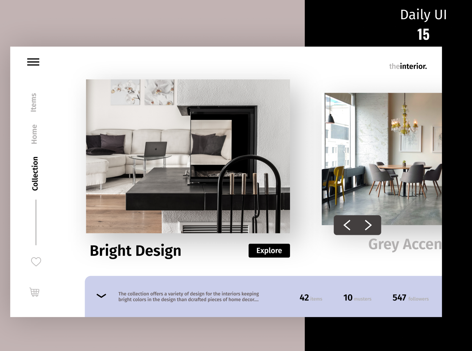 Home decor website design concept by Satya Ranjan Swain on Dribbble