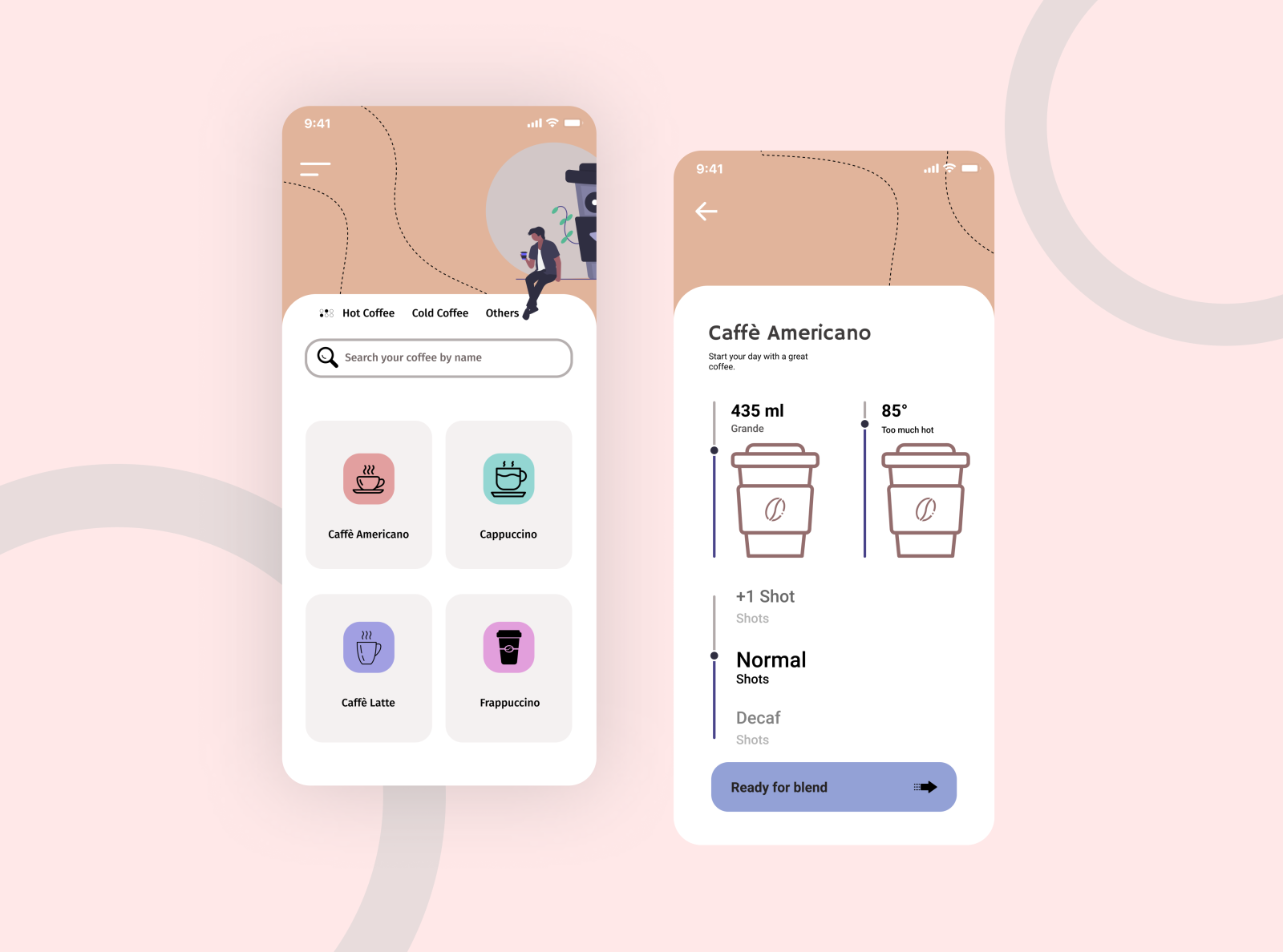 coffee ordering app concept by Satya Ranjan Swain on Dribbble