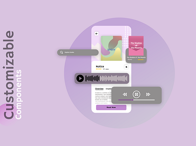 Online book store customize page UI concept app audiobook book booking app books dailyui dailyuichallenge design ecommerce online book store online shop ui uichallenge uiux userinterface ux web