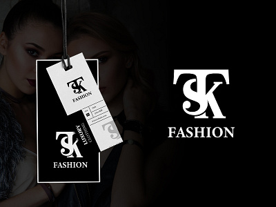 TSK Fashion Initial Logo For  Apparel, Fashion, Clothing Brand