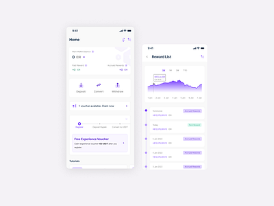 Fintech - Mobile App design ui ux