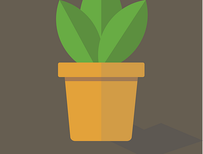 Potted Plant illustration illustrator potted plant