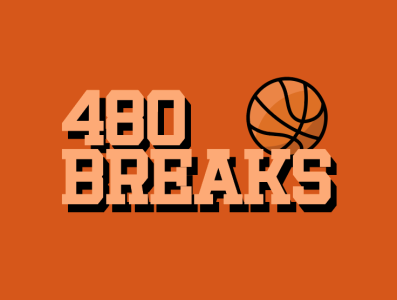 480 BREAKS Logo branding design logo vector