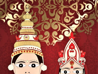 shadi bengali branding design graphics design illustraion wedding