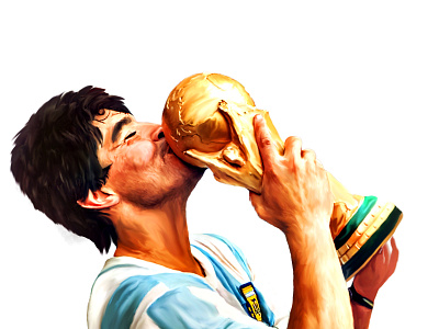 maradona 2020rip illustration