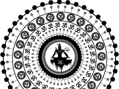 From The Art Mandala Art - Circular Mandala Digital Reprint 11.1
