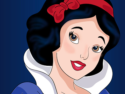Disney Princess - Snow White digital illustrastion cartoon charecter digitalpaint disney disneyprincess illustration