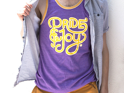 Pride & Joy barack obama equality gay pride lgbt love merchandise pride tank top type typography vector