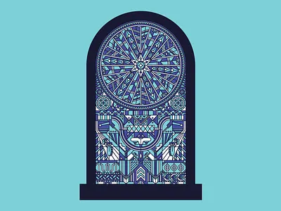 Artcrank artcrank bicycle bike bike lock biking cycling illustration poster silkscreen stained glass u lock vector