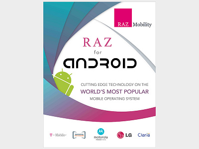 Raz Mobility Conference Flyer adobe creative suite advertising android flyer illustrator indesign marketing sketch3