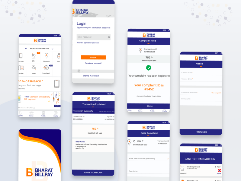 UPI, Money Transfer, Recharge, Bill Payment By Snehal On Dribbble