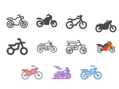 Bike Icon Set