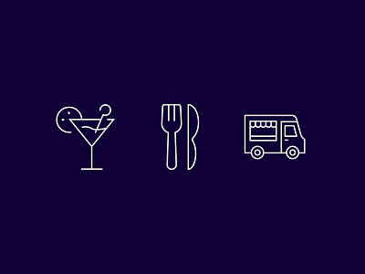 Temporary Resturant outline Icon