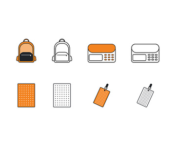 Necessary Accessories Icon Design