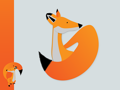 Fox adobe illustrator fox vector