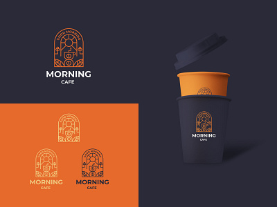 Cafe logo branding design logo vector