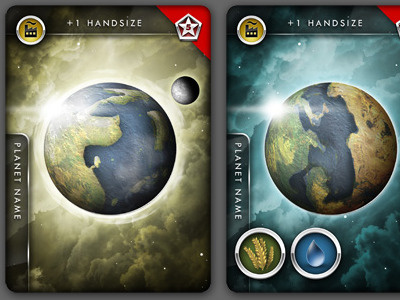 Utopian and Fertile Worlds board game cards print