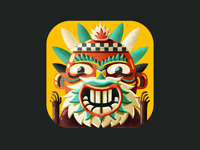 Voodoo Mambo Game Icon 2d app character design design digital art digital brush game illustration logo