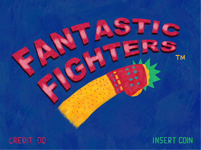 Fantastic Fighters game punch splash screen