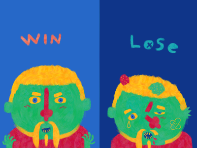 Win & Lose Gif animation fight gif