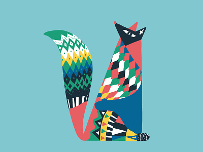 Winter Animals (Fox) animals character design illustration texture
