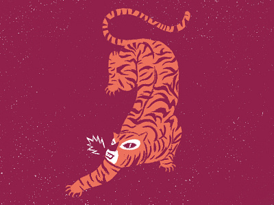 Tigress animal character design fan art illustration tiger