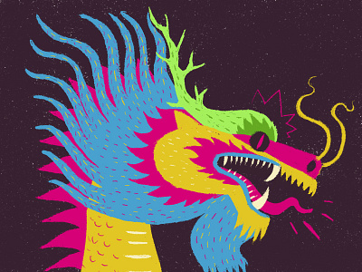Goddess ancient chinese digital art digital brush dragon illustration