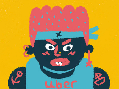 Uber character design children art design digital art digital brush illustration