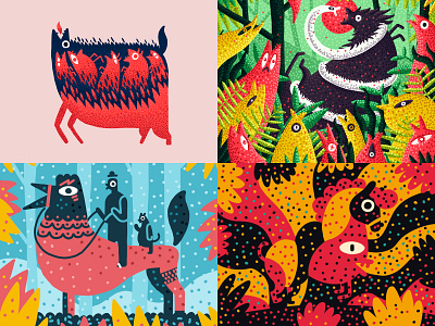 Best of 2018 @dribbble best4 dribbbble illustration