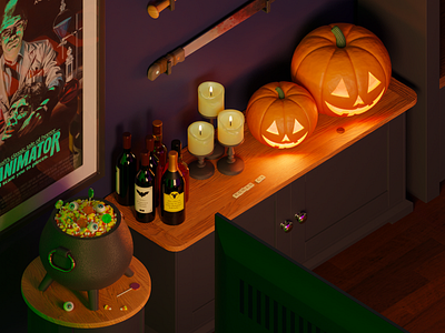 Diorama 02. - Halloween (details)
