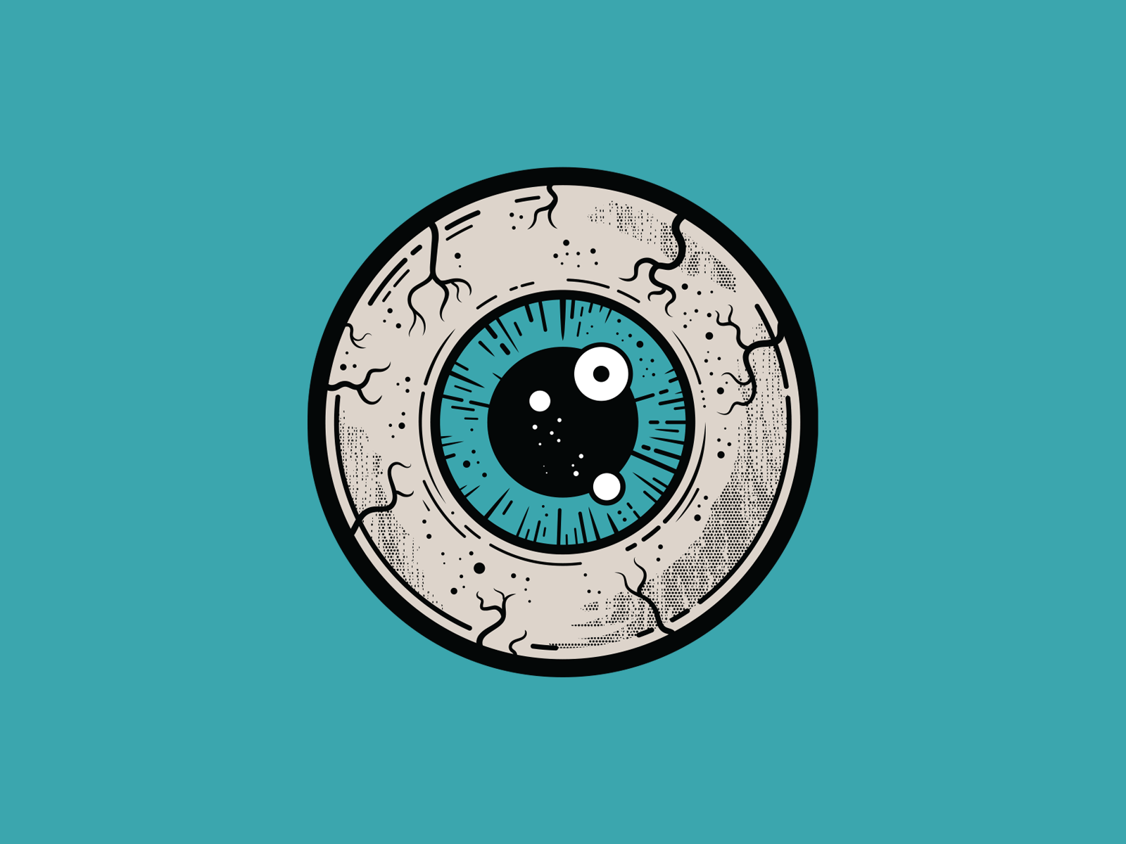 Eyeball - Sticker by Carl Sutton on Dribbble