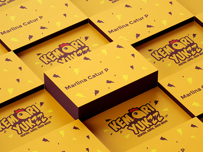 Kemariyukzz Food product Card name branding card design design minimal