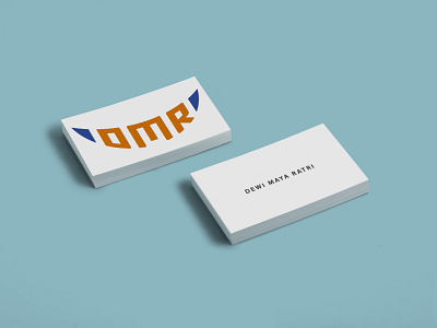 Logo DMR Card Name card design design flat stationery