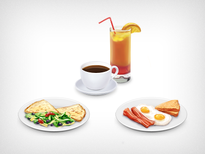 icons for website of cafe food icons